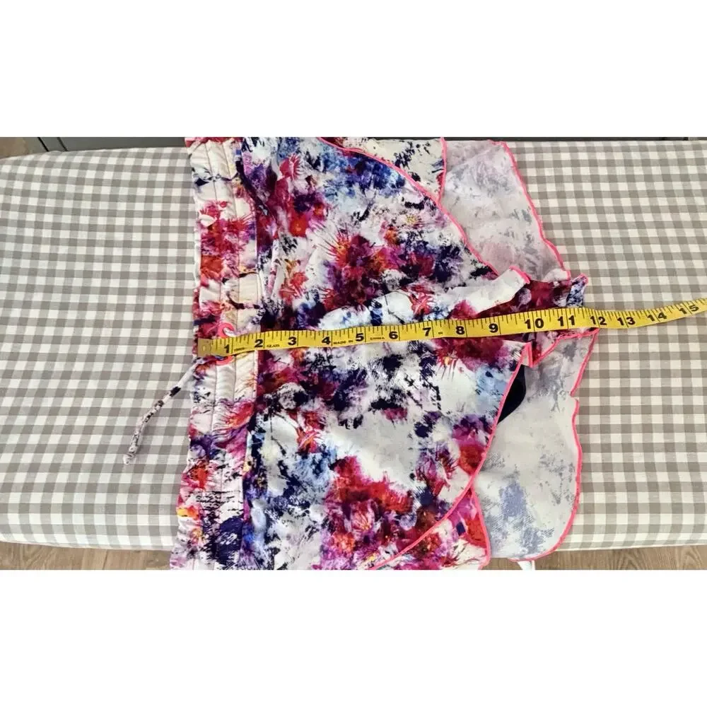 Athleta Multicolor Floral Swim Shorts - Pink, Purple, White